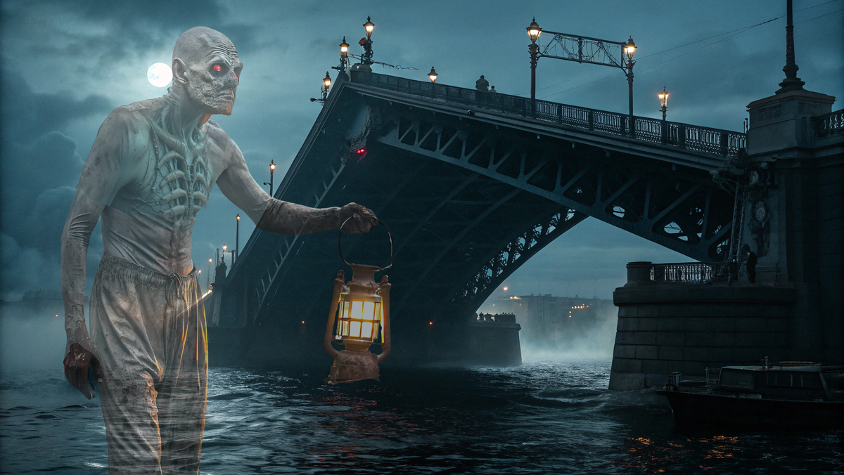 Думаешь, мосты в Питере разводят для кораблей? Наивный. Их разводят, чтобы ОНО не перебралось с одного берега на другой.