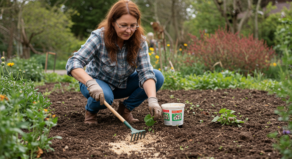 Насыпаю манку в ситечко и распределяю по дорожкам муравьёв и вокруг их гнёзд
