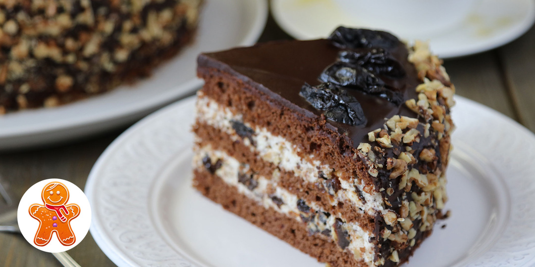 Торт "Чернослив в Шоколаде"