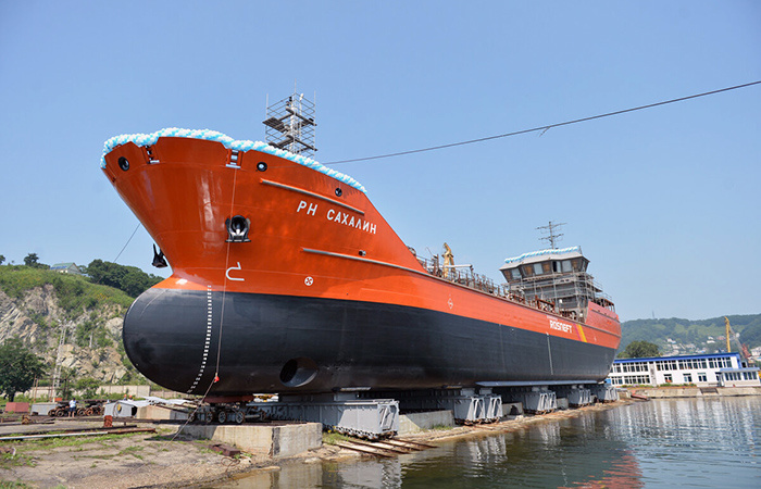 Танкер Сахалин./ Фото: dzen.ru
