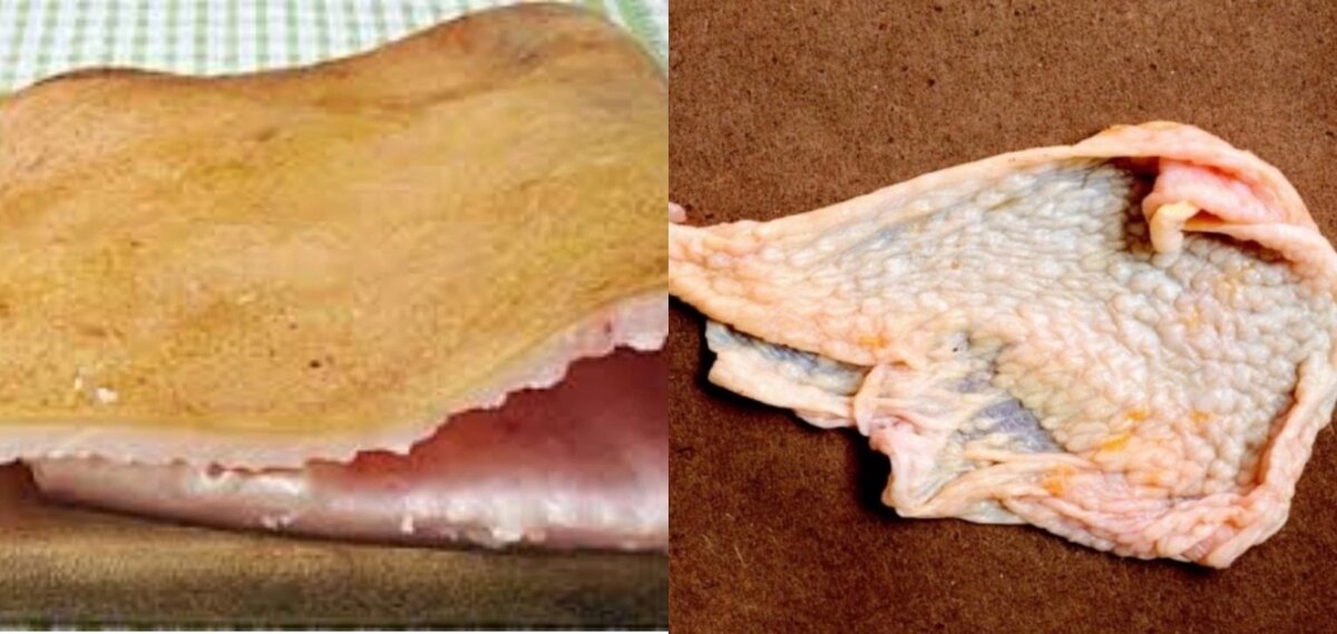 да-да. Свиная кожа очень полезная!