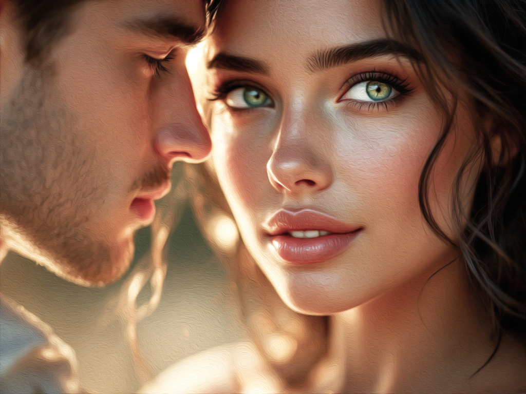 Я вижу тебя прекрасной даже с закрытыми глазами