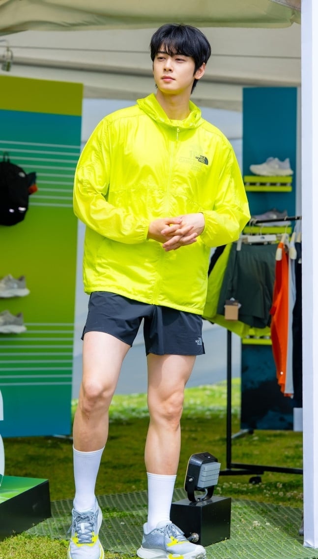 Ча Ыну на марафоне 2025 The North Face 100 Gangwon