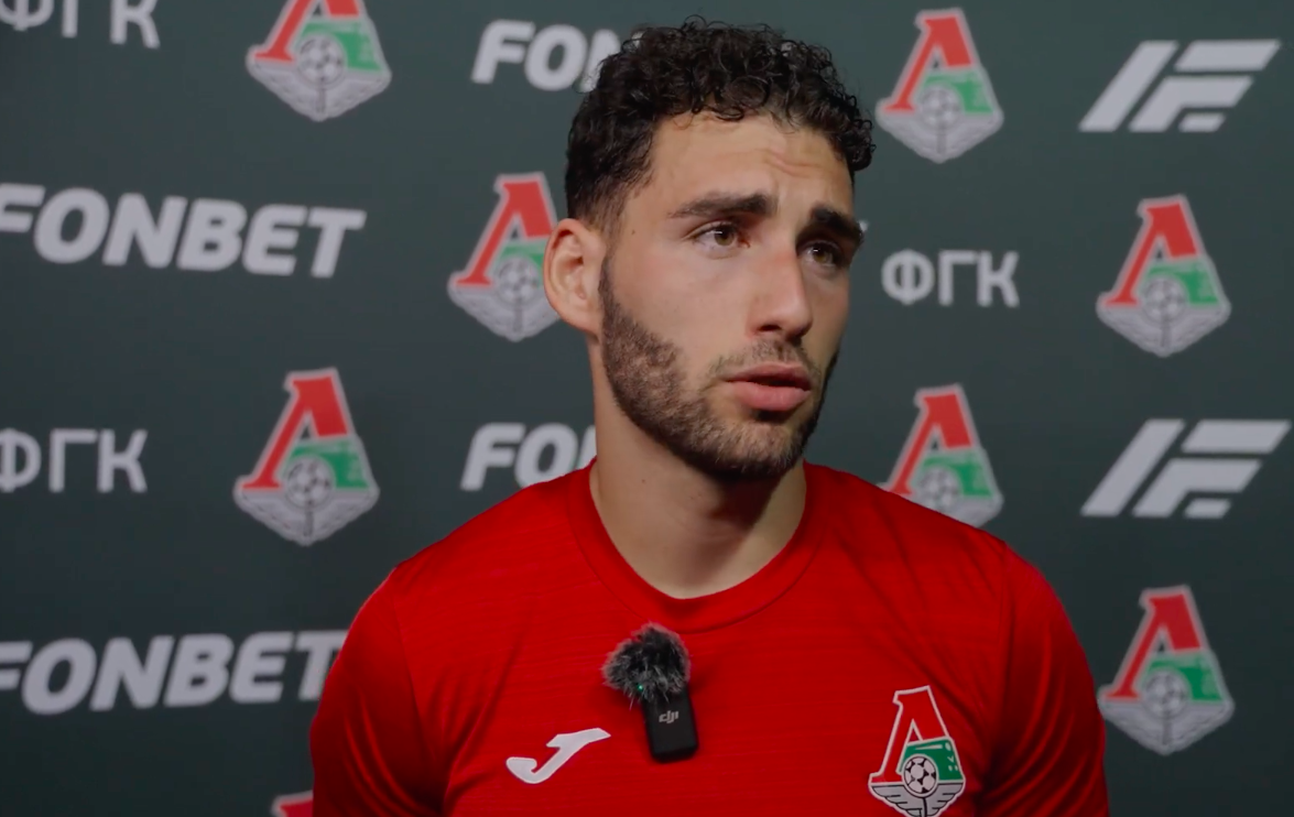     Наир Тикнизян. Скриншот видео ФК «Локомотив»