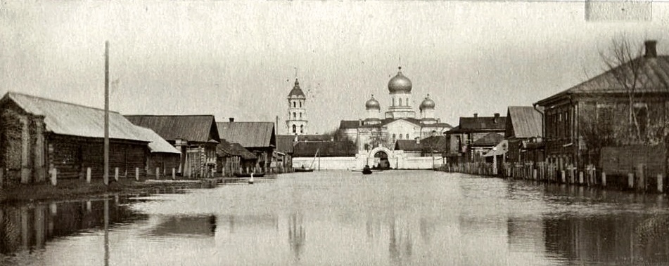 Цивильск во времена Российской империи. Весеннее половодье. Общественное достояние