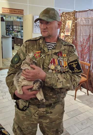 Кавалер ордена Мужества Максим Борискин (позывной «Дига»)