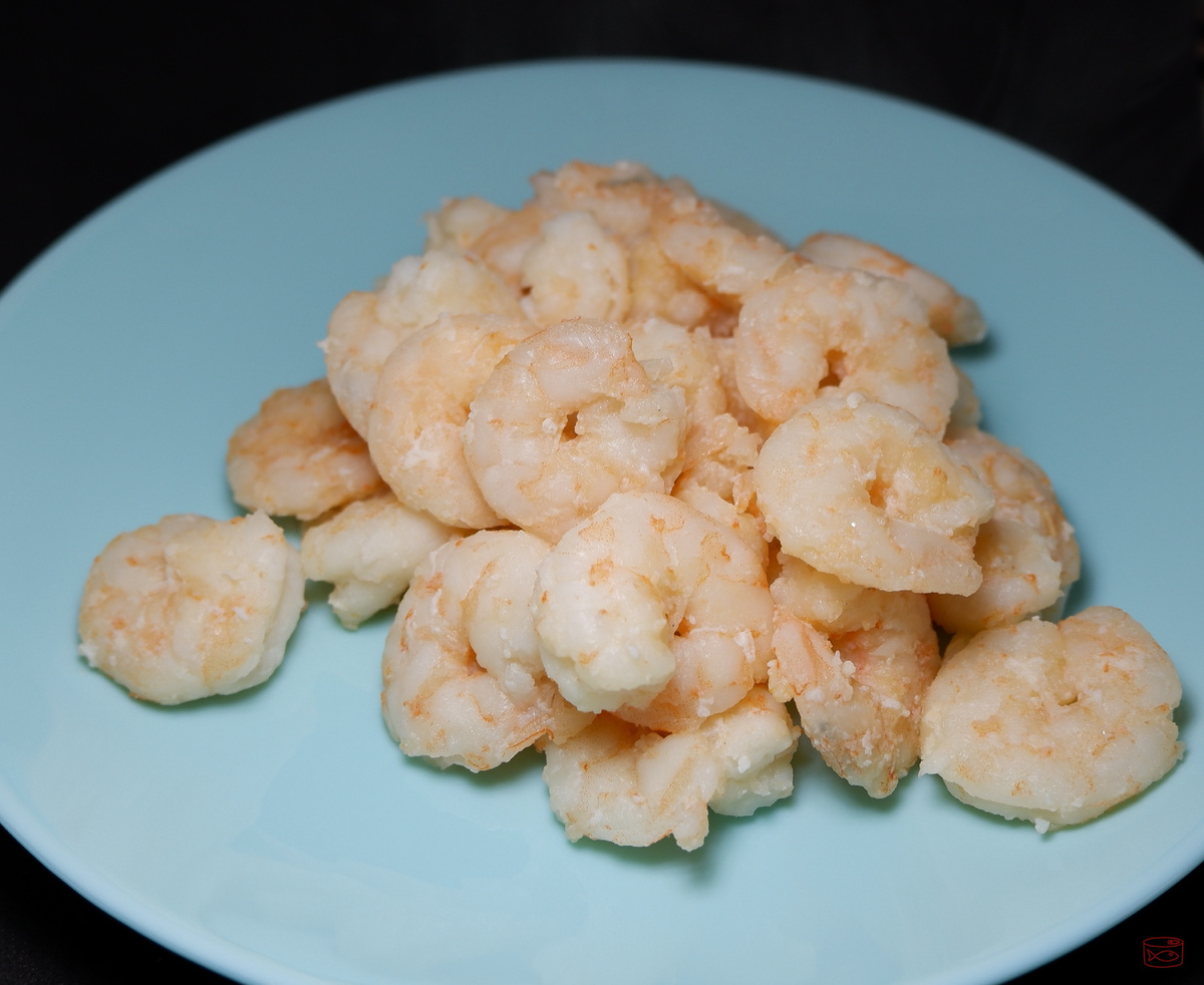 Моя порция креветок на обед. Если увижу интерес, сделаю обзор