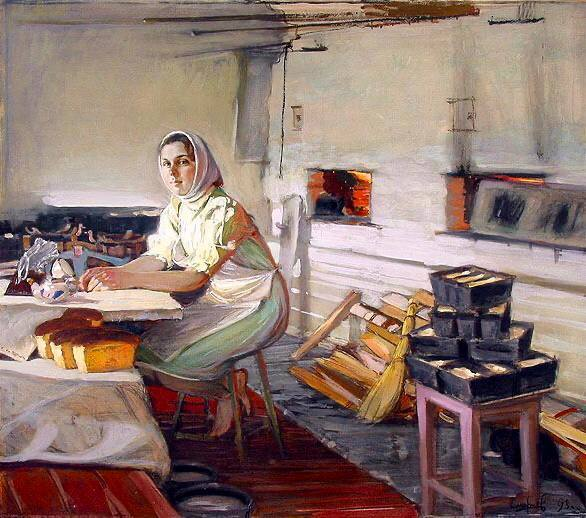 Сергей Смирнов " Утро в пекарне" 1998г.