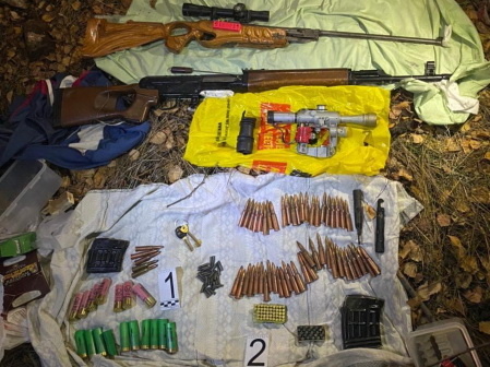    Оружие из тайника / Источник: Https://62.мвд.рф/