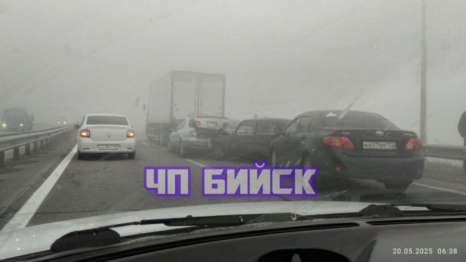    ДТП на трассе в Алтайском крае. Источник: "ЧП Бийск"