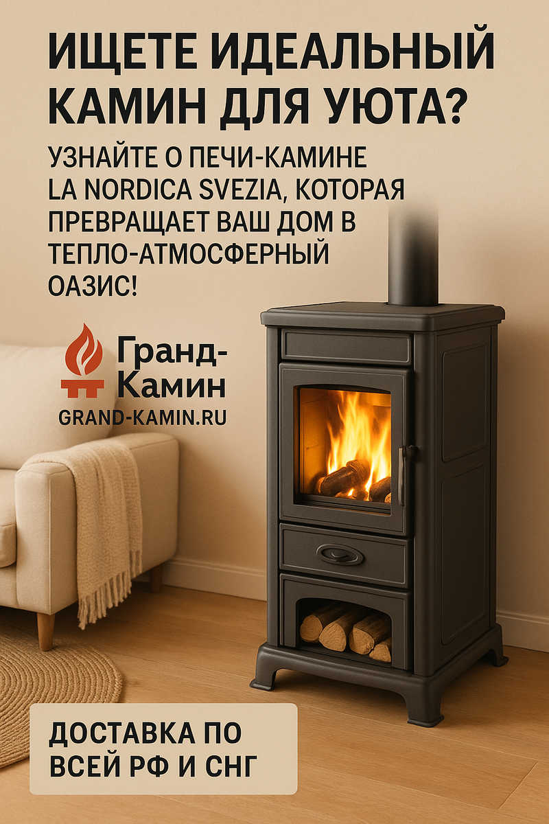    Печь-камин La Nordica Svezia: как сохранить уют и тепло в вашем доме навсегда Kamin