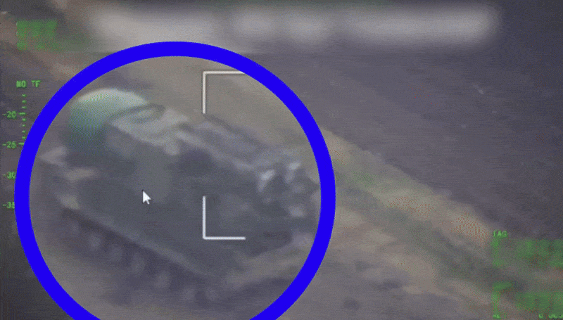    Модернизированная "Гербера" убивает украинский ЗРК "Бук-М1", переделанный под использование американских ракет RIM-7 Sea Sparrow.