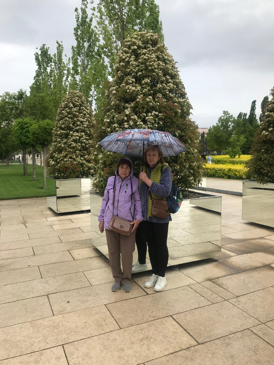 фото автора. Начало дождя в парке Галицкого. г.Краснодар