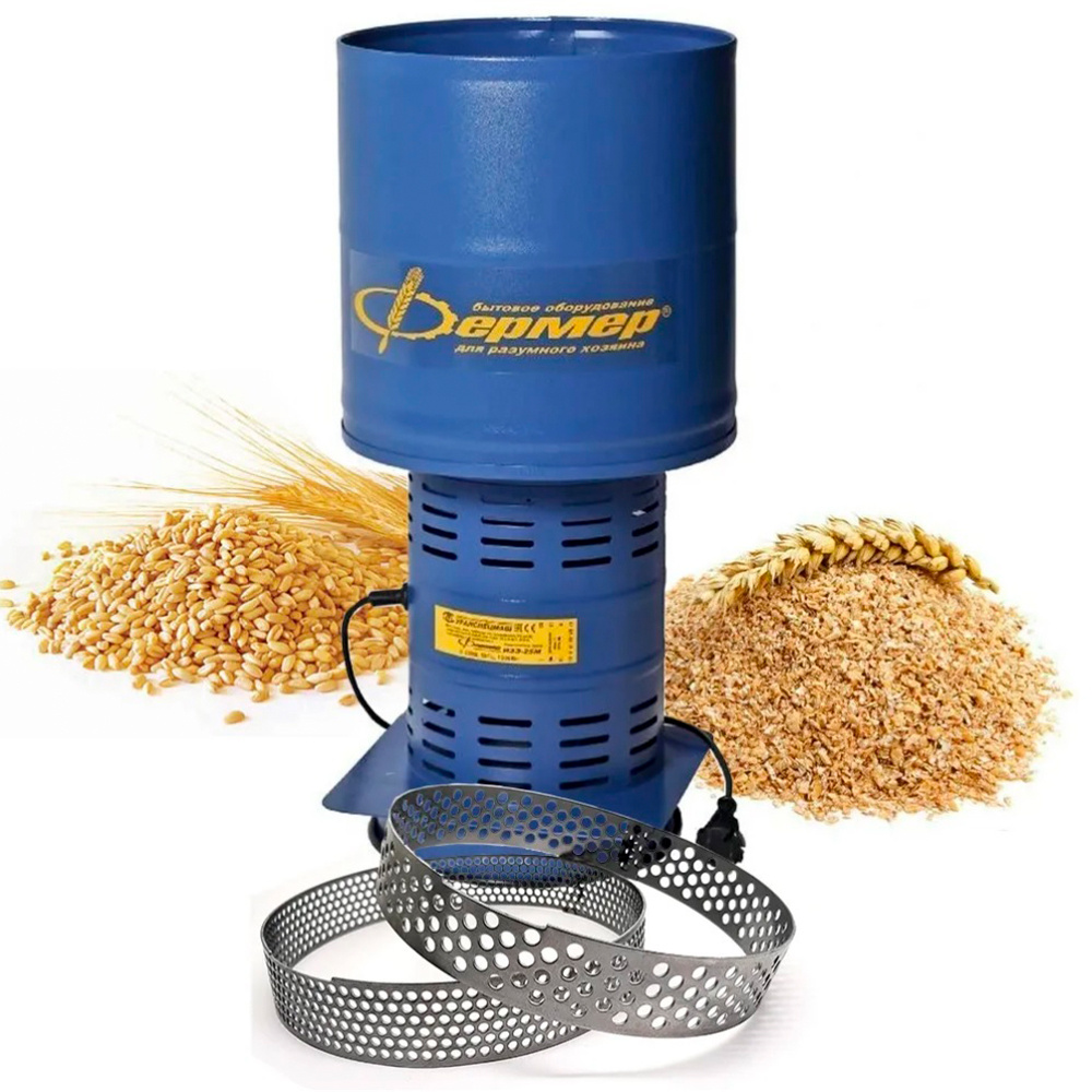 Фермерская зернодробилка.