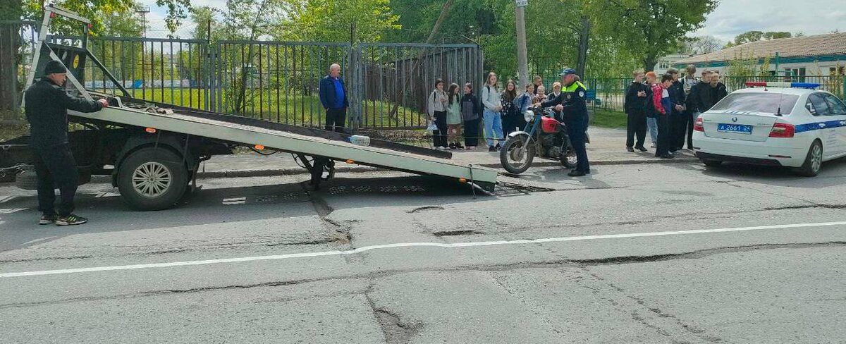     В Ачинске подросток на мотоцикле устроил гонки с полицейскими