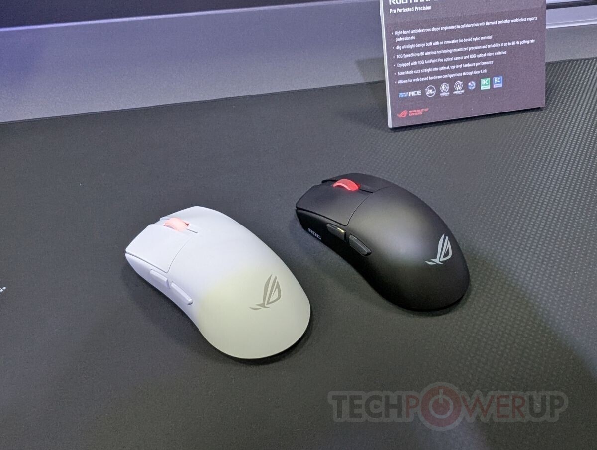    ASUS представила лёгкую игровую мышь, созданную вместе с киберспортсменами