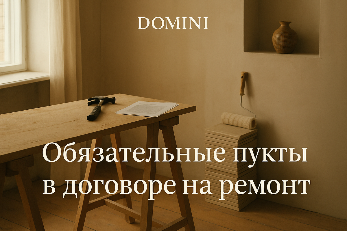    Почему важен договор на ремонт в Москве и его основные пункты