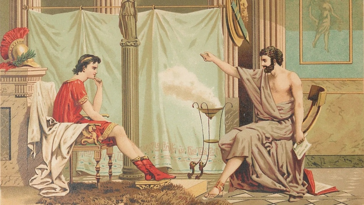 Александр Македонский и Аристотель