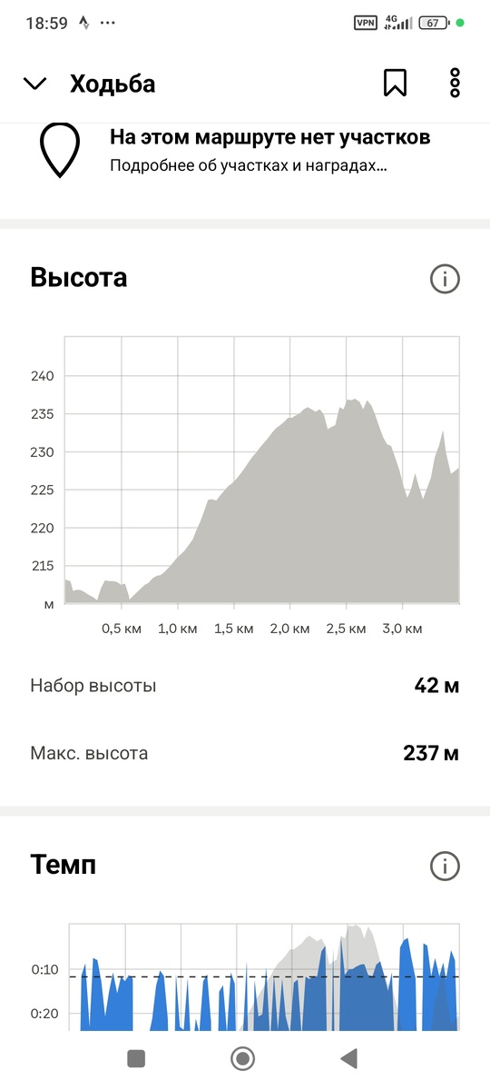 Скриншот приложения Strava.