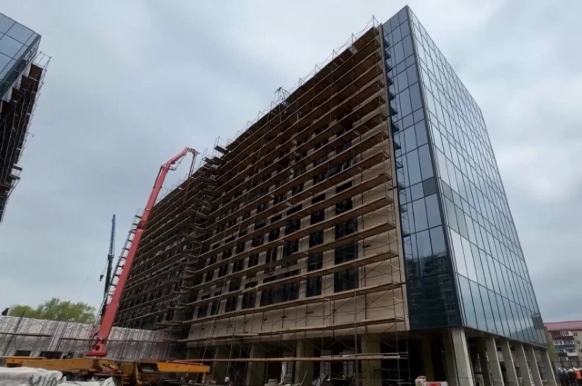    Строительство первой очереди кампуса «СахалинТех» вышло на финишную прямую