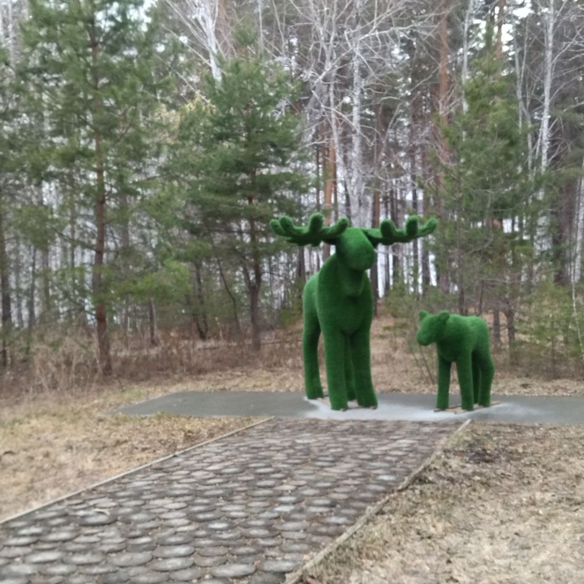 Скульптура Лоси