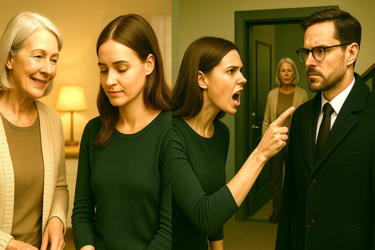 Свекровь называла меня «мышкой». А потом увидела, как я кричу в её подъезде с адвокатом