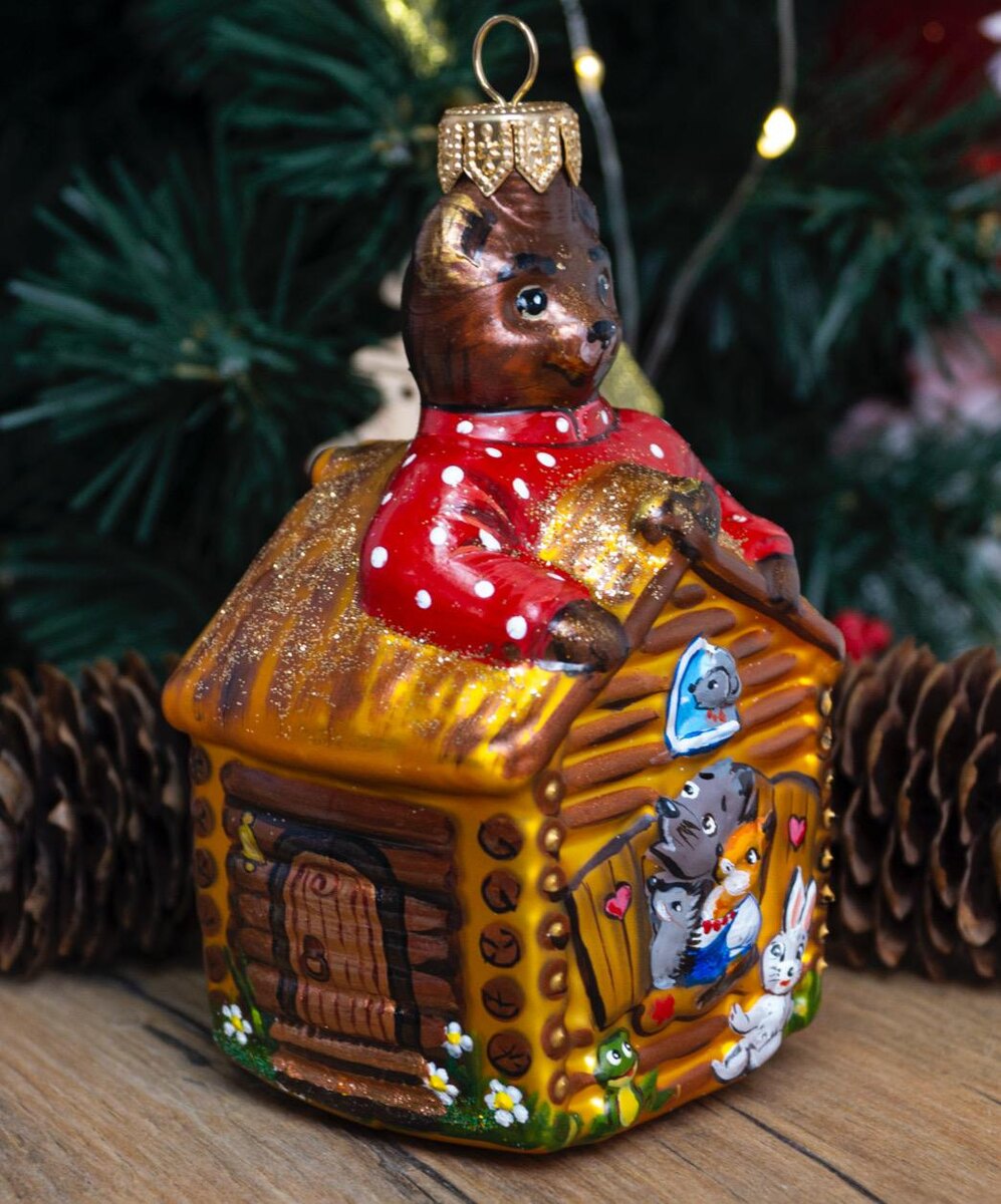 Ёлочная игрушка «Теремок»