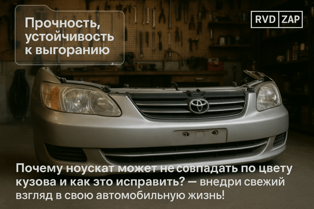    Причины несоответствия цвета ноуската кузову admin