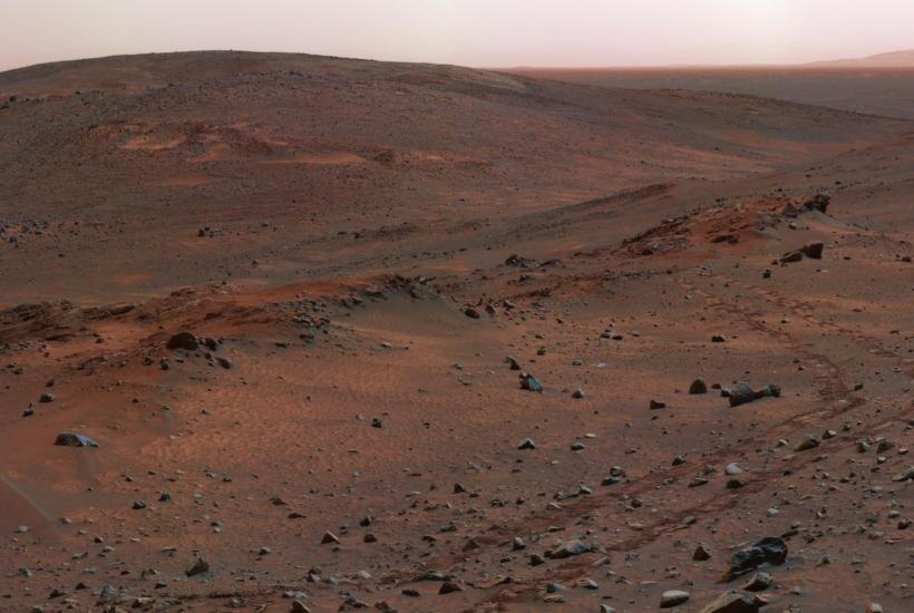 Фото: commons.wikimedia.org by Sol454_Marte_spirit.jpg: NASAderivative work: Kaldari, https://creativecommons.org/public-domain/pdm/