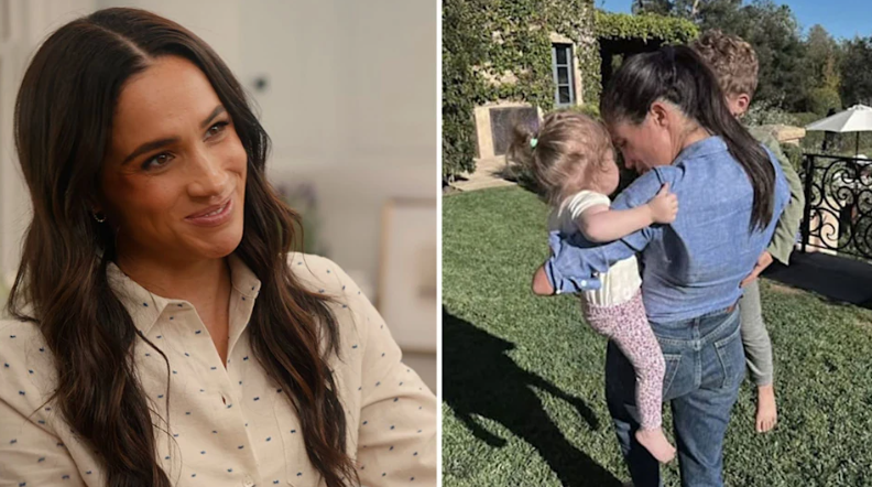 Милые поцелуйчики Меган Маркл с детьми затмили годовщину свадьбы с принцем Гарри. Еще больше постановочного хайпа от Меган