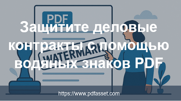 Защитите деловые контракты с помощью водяных знаков PDF
