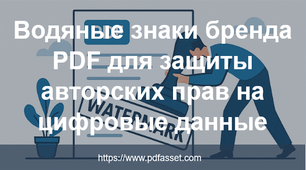 Водяные знаки бренда PDF для защиты авторских прав на цифровые данные