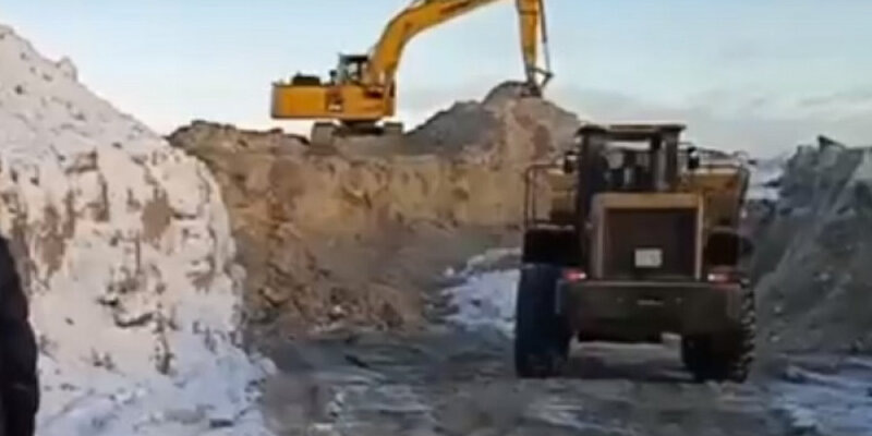 Площадка для складирования снега.