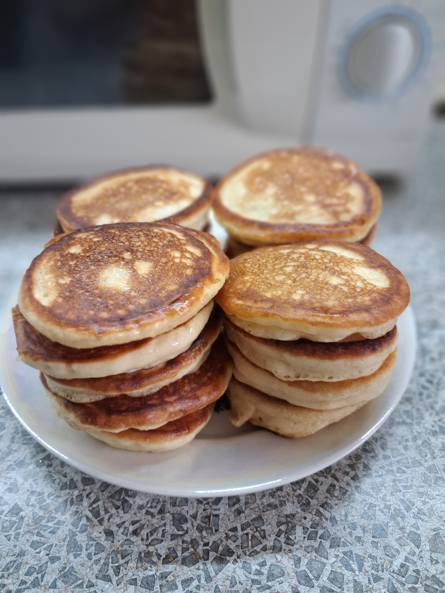 Оладушки к завтраку. Фото автора.