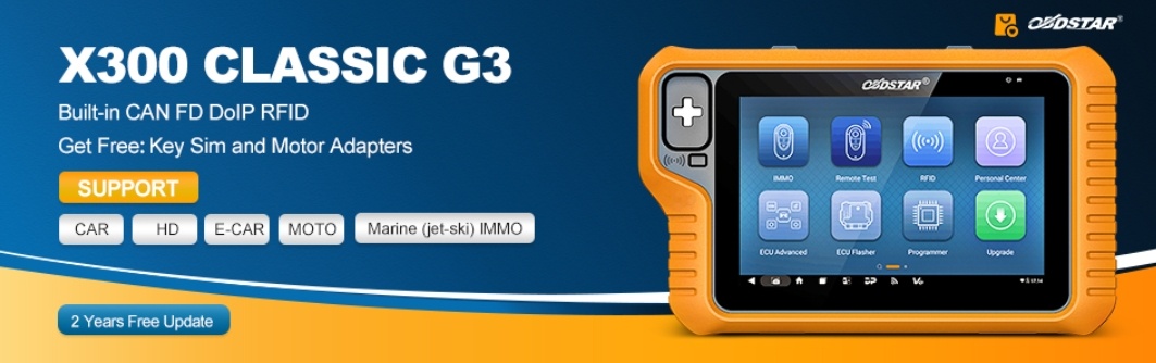 OBDSTAR X300 Classic G3