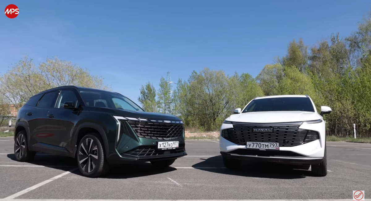 Haval F7 и Geely Atlas - оба с полным приводом. Тестируем - с упором на офф-роуд!