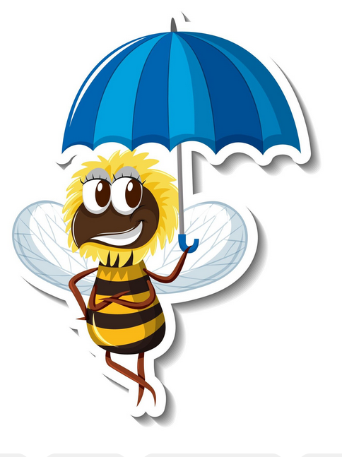 https://ru.freepik.com/free-vector/funny-bee-holding-umbrella-cartoon-sticker_21301776.htm