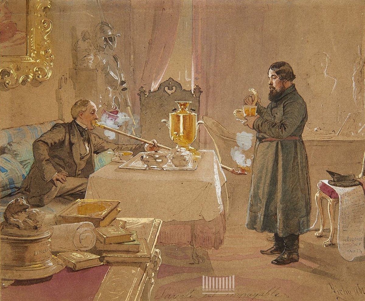 Михай Зичи, «Бесценный Савелий», 1862. Из коллекции Давида и Михаила Якобашвили. © Музей «Собрание»