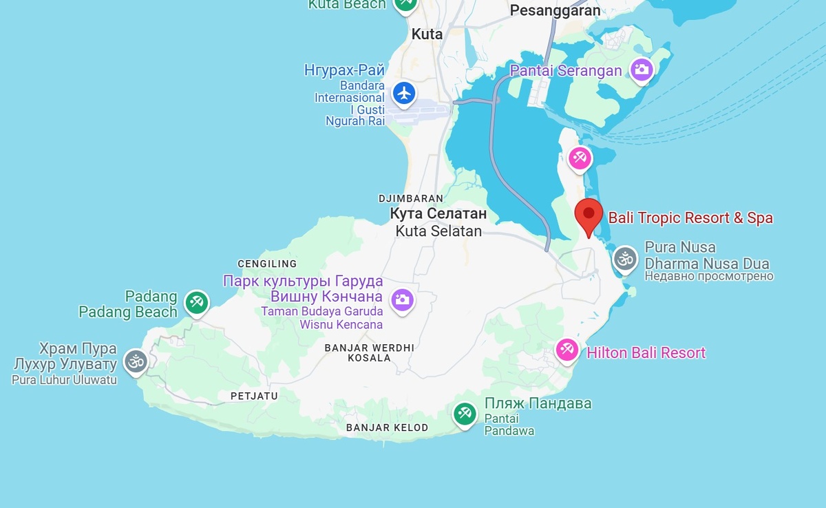 Месторасположение отеля