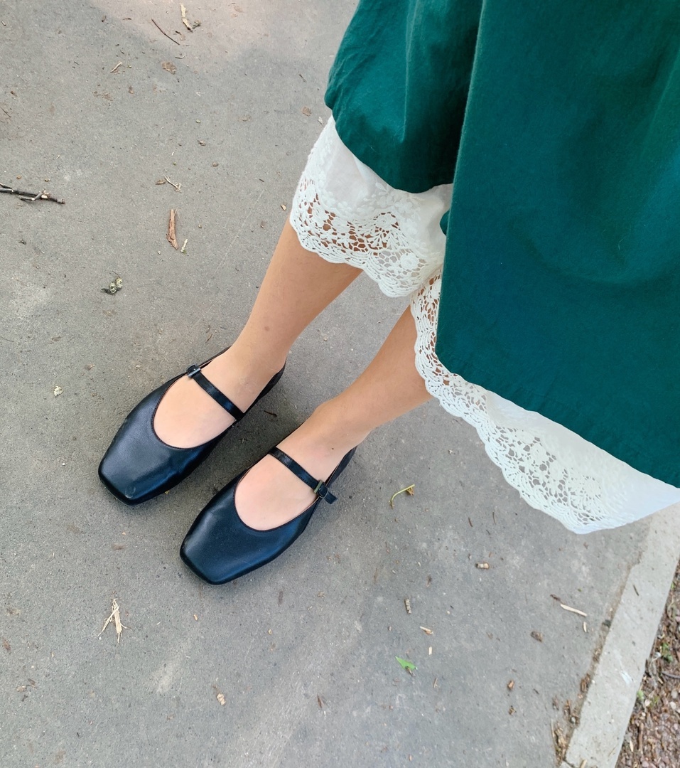 Туфли кожаные Мэри-Джейн с Wildberries