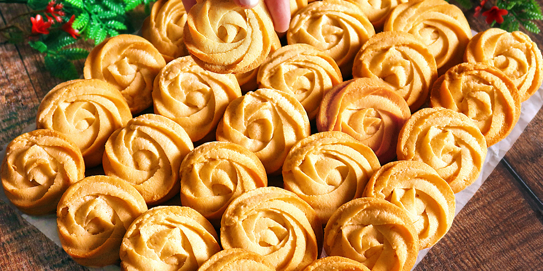 Красивое печенье розочки! Вкуснее, чем в магазине! Выпечка к чаю