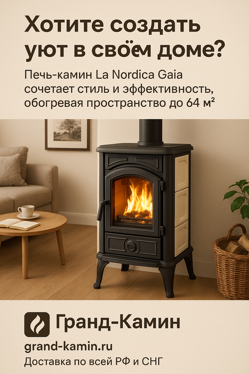    Печь-камин La Nordica Gaia: как создать идеальный уют в вашем доме и не разориться на отоплении Kamin