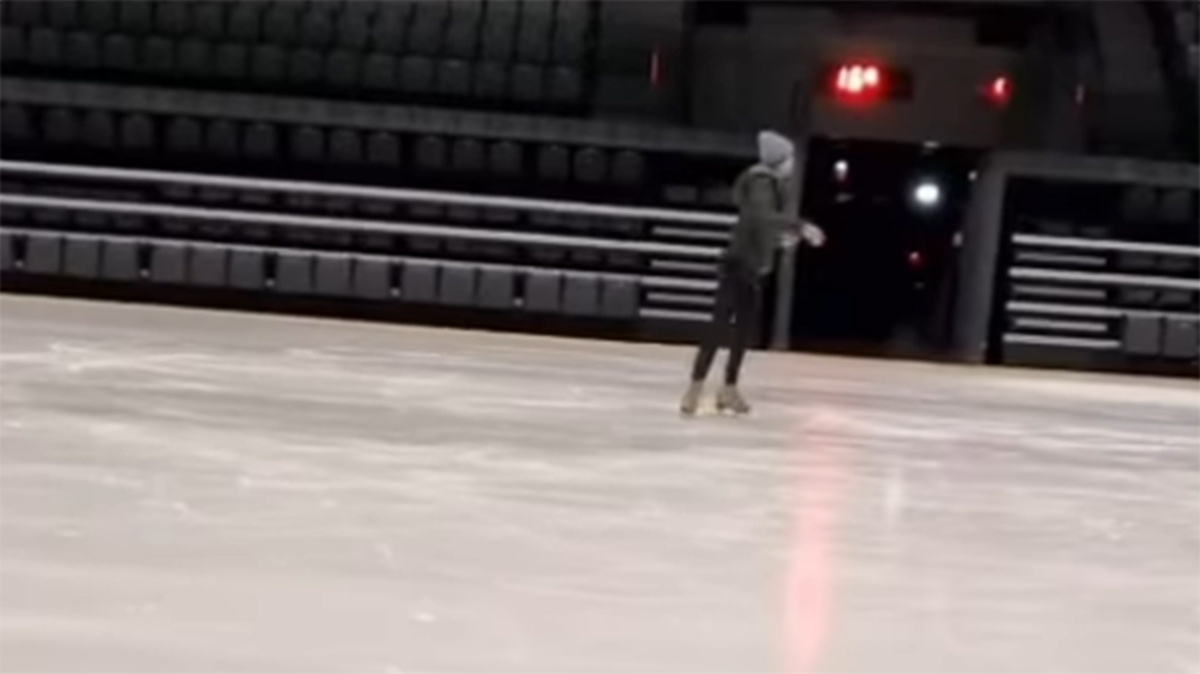 Маргарита Дробязко на катке. Фото: соцсети Маргариты Дробязко