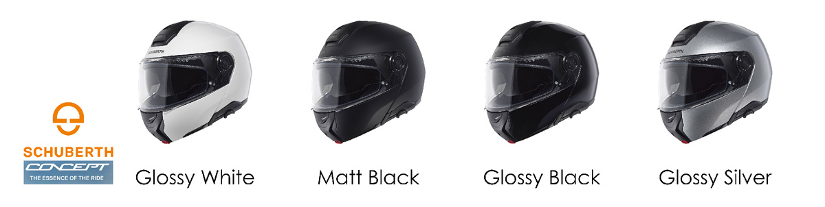 Моноцвета шлема Schuberth Concept.