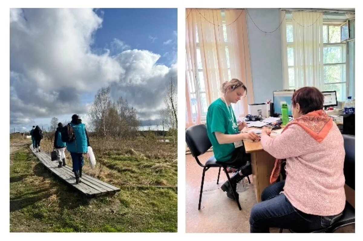    Томские медики с «Плавучей поликлиники» осмотрели более 200 жителей села