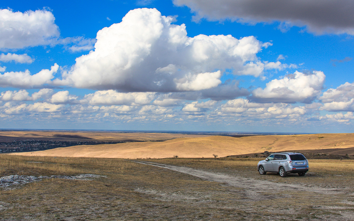 На полуострове Тарханкут.