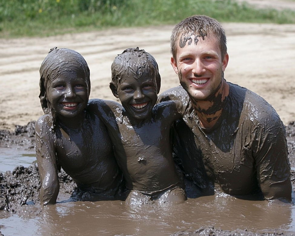 Иллюстрация грязевые ванны