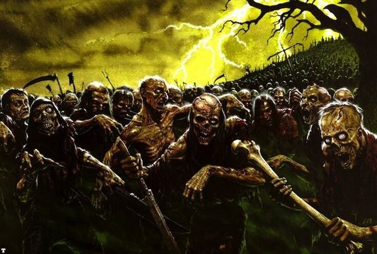 Шествие мертвецов.