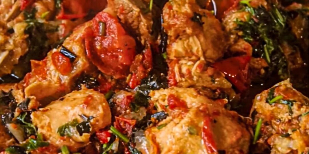 Рецепт чахохбили с орехами "не от моей бабушки". Грузия