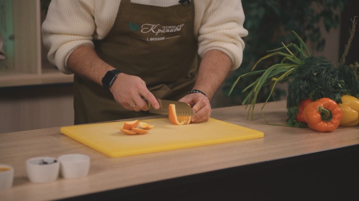 В очищенном апельсине не должно быть прожилок